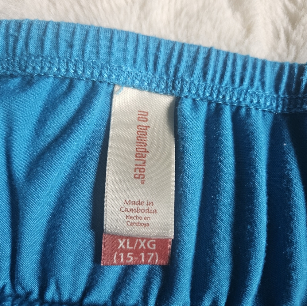 2/$10 Bright blue Cotton Maxi Dress - Picture 6 of 6